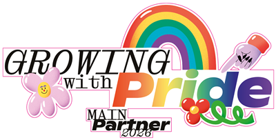 Growing with Pride Main Partner 30cm