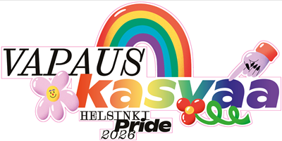 Vapaus kasvaa Helsinki Pride 2026 60cm