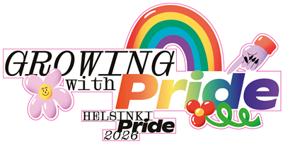 Growing with Pride Helsinki Pride 2026 30cm